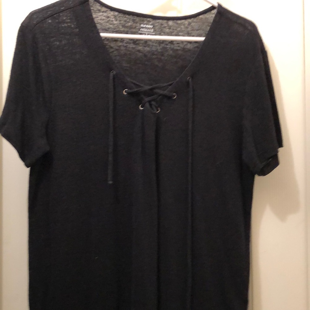 Black relaxed shirt